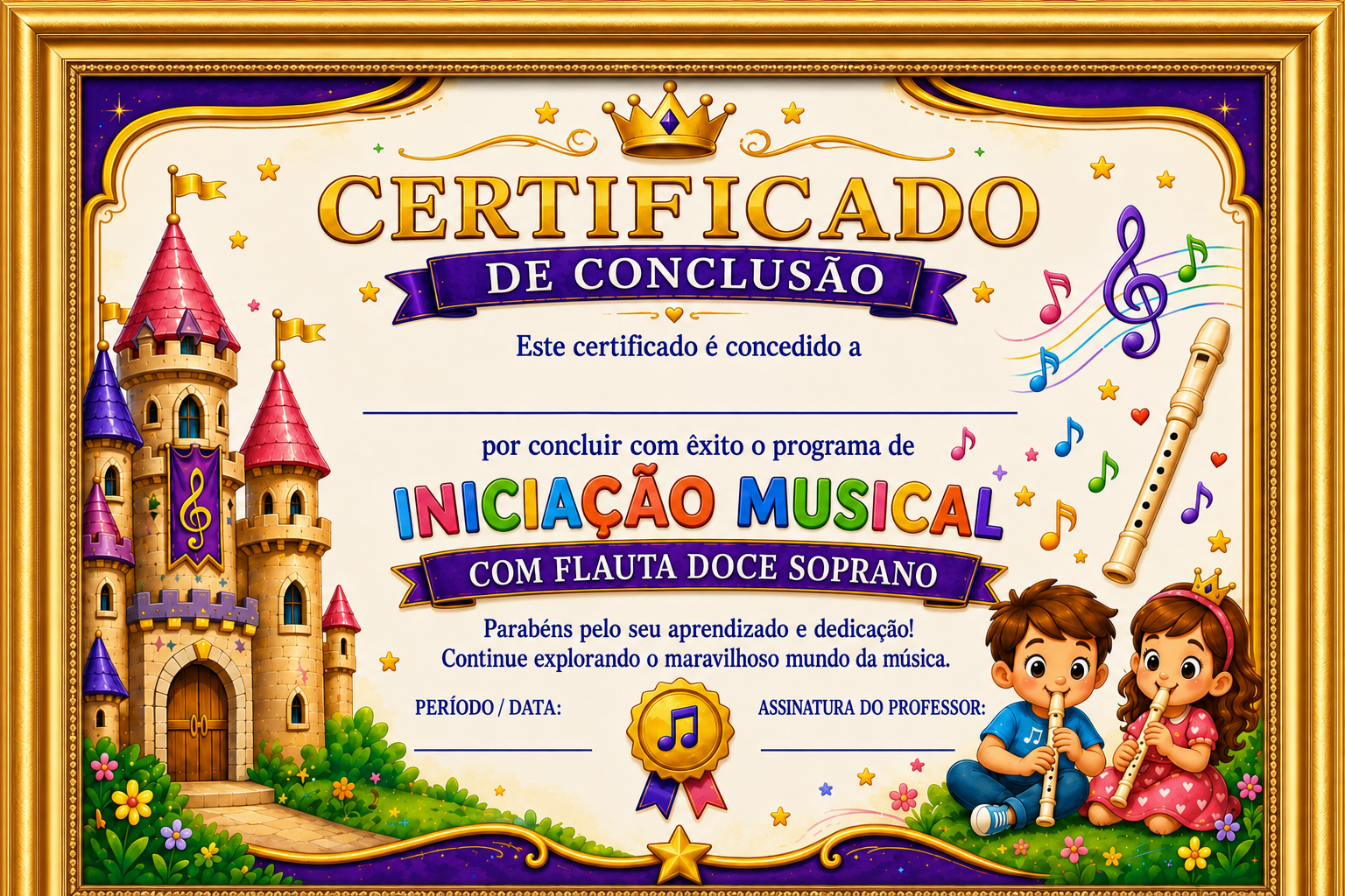 Mockup do bônus certificado de finalização